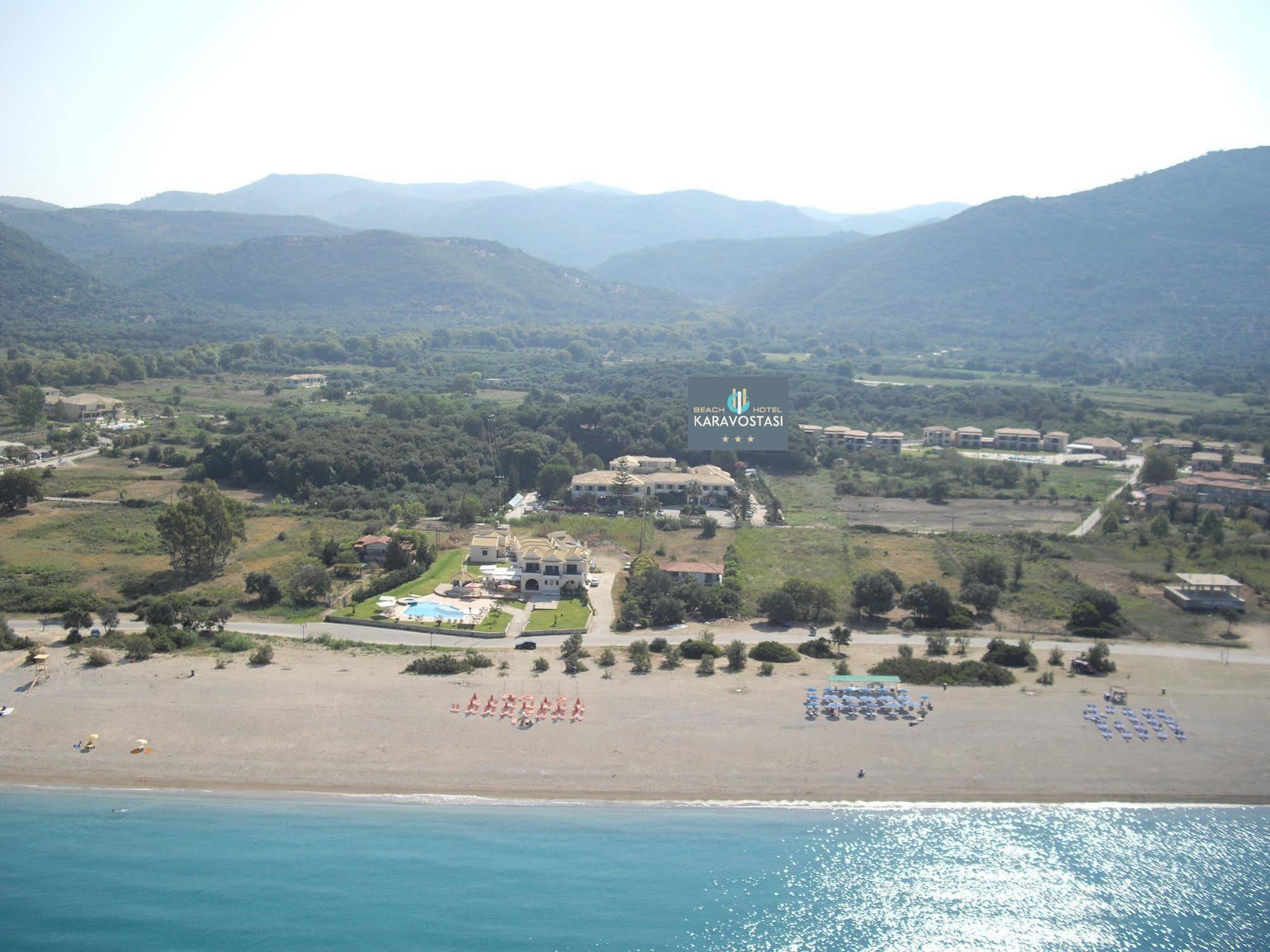 Karavostasi Beach Hotel Pérdika Kültér fotó
